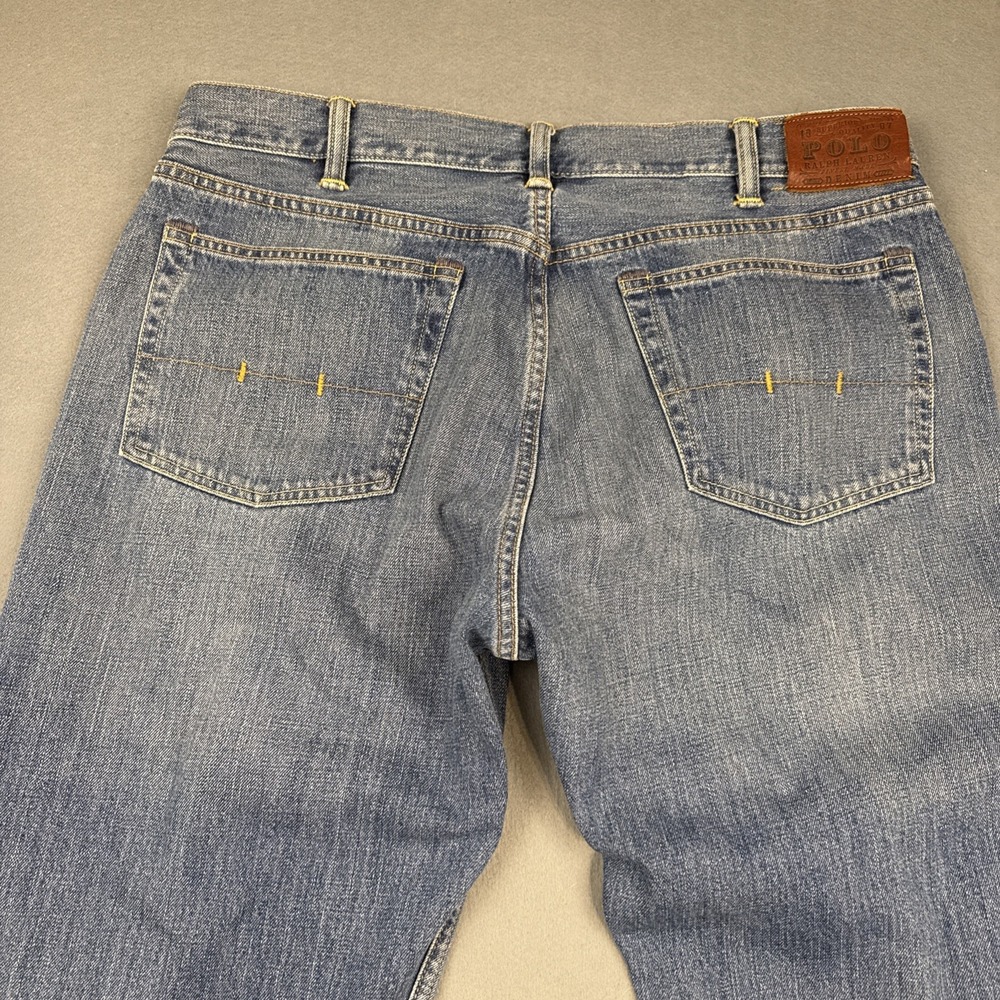 RALPH LAUREN POLO Classic 867 Jeans Medium Wash Denim Mens 38/34